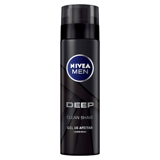 Gel para Afeitar Nivea Men Antibacterial Deep con Carbón Activo x 200 ml