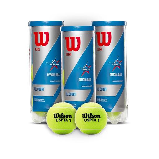 Combo Pelotas de Tenis Wilson Ultra All Court 3P X 3T Wilson Tarros x 3 Pelotas de Tenis Wilson Ultra All Court 3P X 3TMejora tu juego con las Pelotas de Tenis Wilson Ultra All Court 3P, diseñadas para ofrecer un rendimiento excepcional en todas las canchas. Con un fieltr