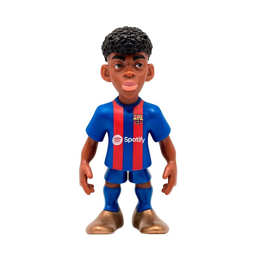 Minix Figura Coleccionable Futbolista Lamine Yamal 12 cms MINIX Caja x 1 La figura coleccionable de Laminé Yamal, prometedora estrella del fútbol, es ideal para los fanáticos del deporte. Hecha de PVC de alta calidad, con una estructura rígida y acabados detallados para as