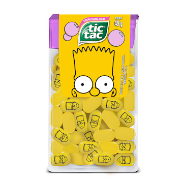 TIC TAC BUBBLEGUM   SIMPSON X 49G  