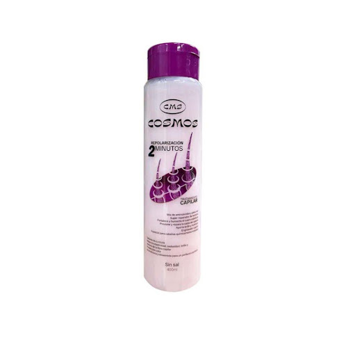 Tratamiento Capilar CMS Cosmos Repolarizador En 2 Minutos CMS Cosmos Frasco x 1 Transforma tu cabello en solo 2 minutos con nuestro tratamiento capilar repolarizador. Di adiós a los daños causados por el estrés ambiental y el uso constante de planchas y secadores. Este tratamient