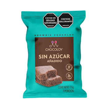 Brownie Sin Azúcar Chocolov Bolsa x 55 gr  