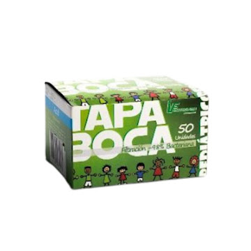 Tapabocas Inverfarma Pediátrico Azul x 50 und  