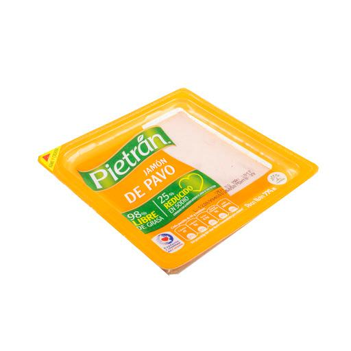 Jamón Pietrán Pavo Libre De Grasa Reducido En Sodio x 225 gr