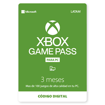 Tarjeta Recarga Microsoft Xbox Game Pass PC 3M  
