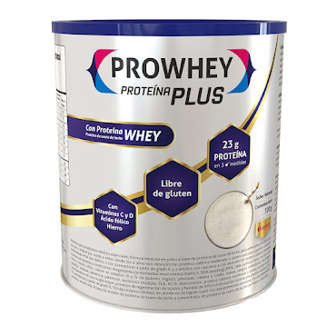 Proteína Prowhey Plus Sabor Natural Tarro x 320 gr  