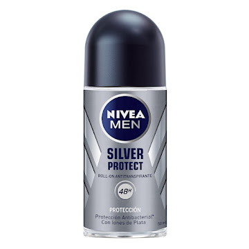 Desodorante Nivea Men Silver Protect 48h Frasco x 50ml                    