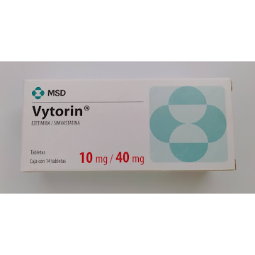 Vytorin 10mg/40mg Caja x 14 Tabletas  