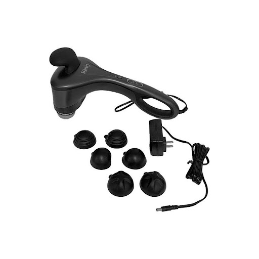 Masajeador Percutor Dual Temp Hhp-500H HOMEDICS Individual x 1 Este masajeador portátil de doble temperatura es ligero y compacto, lo que le permite guardarlo fácilmente en cualquier bolso o maleta de viaje. Llévelo consigo al trabajo, en el tren, avión o incluso