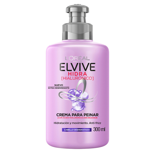 Crema Para Peinar Elvive Hidra Hialurónico Frasco x 300 ml