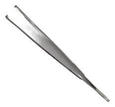 PINZA DE DISECCION CON GARRA 14 CMS AMALGADENT bolsa x 1
