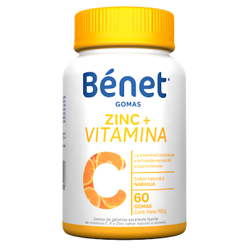 Benet Gomas Vitamina C + Zinc x 60 und undefined