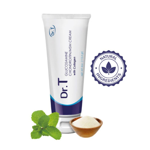Dr. T Glucosamina + Condroitina Crema x 120 gr.  Dr. T Glucosamina + Condroitina Crema x 120 gr x 1 Dr. T Glucosamina + Condroitina crema x 120 gr. Crema acondicionadora y protectora de la piel con propiedades calmantes.
