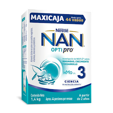 Alimento Lácteo NAN Optipro  Etapa 3 Bolsa x 1400 gr  