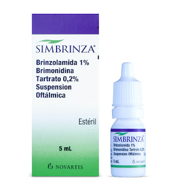 Simbrinza Brinzolamida + Brimonidina 1%/0.2% Novartis Frasco x 5 ml  