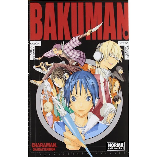 Bakuman. Charaman. Characterbook Editorial Norma Libro x 1.0 BAKUMAN: CHARAMAN  Autores: Takeshi Obata, Tsugumi Ohba  Colecciones: CÓMIC MANGA  Editoriales: NORMA Editorial  Series: BAKUMAN ISBN 9788467910063 Fecha de venta 31/10/2012 Formato Tapa blanda con so