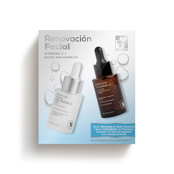 Serum Farmatodo Vitamina   C + Serum Ácido Hialurónico Renovación Facial Kit x 2 und 