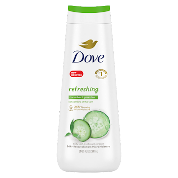 Jabón Dove Líquido Corporal Body Wash Go Fresh Pepino Frasco x 591 ml  