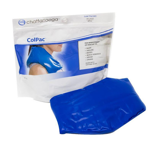 Paquete Frio Cervical Colpac Chatanooga  x 1 El Paquete Frío Cervical Colpac es una solución no invasiva para aliviar dolores musculares, articulares y tendinosos en la zona cervical. Su aplicación ayuda a regular el flujo sanguíneo, reduciendo 