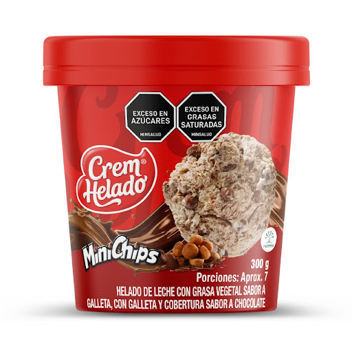 Helado Crem Helado   Tradicional Minichips x 300 gr
