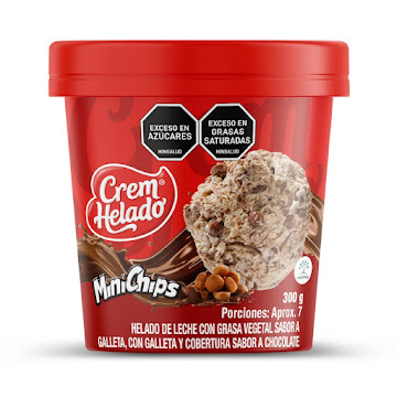 Helado Crem Helado   Tradicional Minichips x 300 gr  