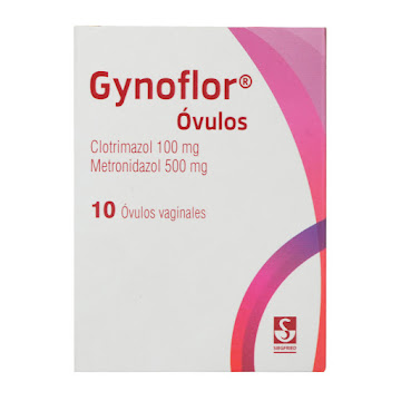 Gynoflor Ovulos Clotrimazol + Metronidazol 100/500mg Siegfried Caja x 10 Óvulos  