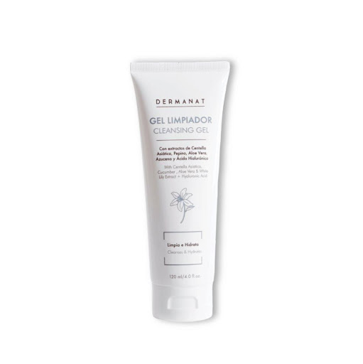 Gel Limpiador Con Ácido Hialurónico Dermanat 120 ml x 1 Gel limpiador suave, libre de sulfatos, con ácido hialuronico y extractos naturales. Formulado para todo tipo de piel

Rico en extractos naturales, limpia e hidrata la piel, mejorando su apariencia y 