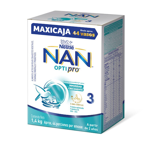 Alimento Lácteo NAN&nbsp;Optipro &nbsp;Etapa 3 Caja x&nbsp;1400 gr