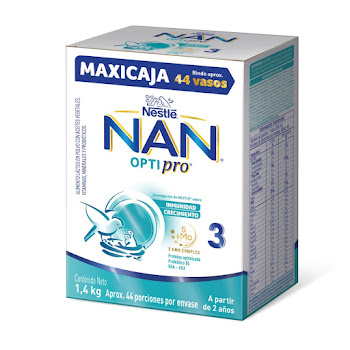 Alimento Lácteo NAN&nbsp;Optipro &nbsp;Etapa 3 Caja x&nbsp;1400 gr  