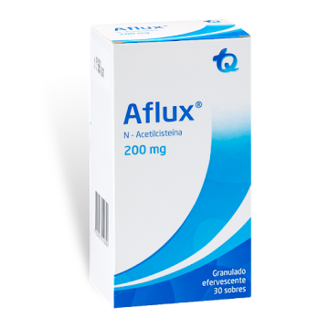 Aflux 200mg Granulado   Efervescente X30sob Tq N-Acetilcisteína          
