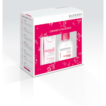Kit Bioderma Sensibio Contorno De Ojos + Sensibio H2o x 100 ml  