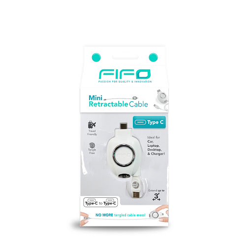 Minicargador Para Carro Fifo Con Cable Tipo C a Tipo C x 1 und