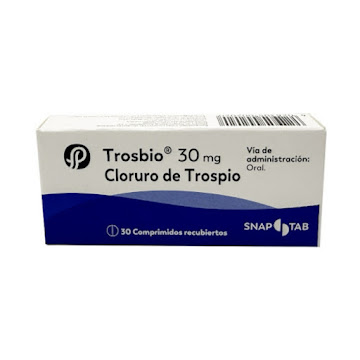 Trosbio Cloruro De Trospio 30mg Biopass Caja x 30 Comprimidos  