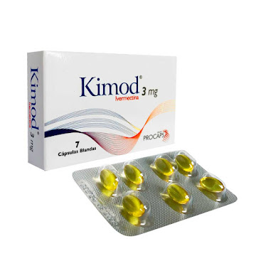 Kimod 3 mg Ivermectina Caja x 7 Cápsulas  