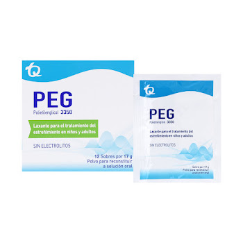 Peg Polietilenglicol 100 mg Fracción Sobre x 17 gr  