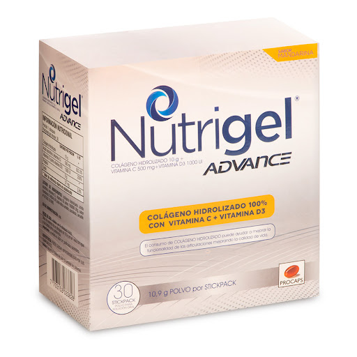 Nutrigel Advance Colágeno Hidrolizado Procaps Caja x 30 Sobres