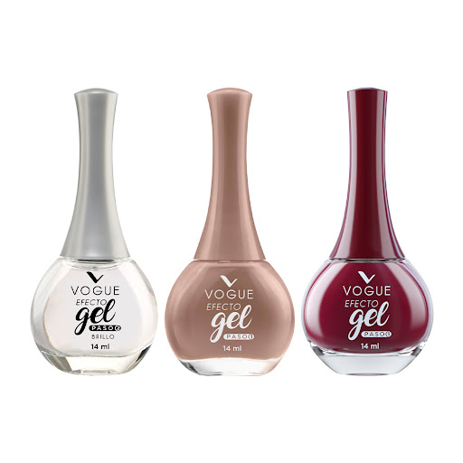 Combo Esmalte Vogue Efecto Gel Brillo Diamante + Sentir + Voluntad Tripack x 3 und