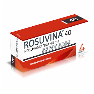 Rosuvina Rosuvastatina   40mg Legrand Caja x 30 Tabletas  