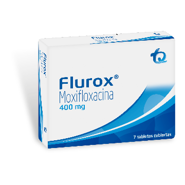 FLUROX 400mg Tabletas   Caja x7Tab. Moxifloxacina                        
