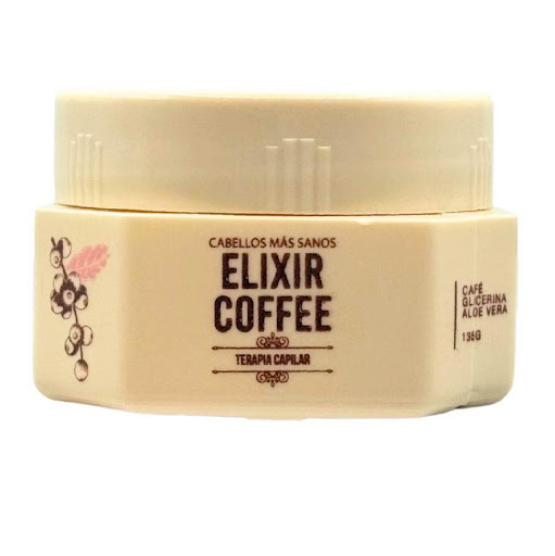 Elixir Coffee Personal Vegano Cosmetics x 135 gr VEGANO COSMETICS Envase x 1 und Elixir Coffee Terapia Capilar reparadora con efecto alisador 60–70%. Tratamiento para cabello maltratado con proteínas, aceite de jojoba y algodón que reduce daño, controla frizz, aporta brillo y fort