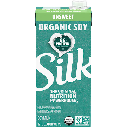 Bebida De Soya Silk Orgánica Sin Azúcar x 946 ml