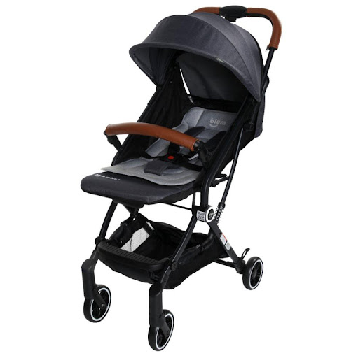 Coche Bium Miku Plus Gris - Negro Bium Unidad x 1 ¡Haz de cada paseo una experiencia única con el coche Miku, el aliado ideal desde el nacimiento de tu bebé!