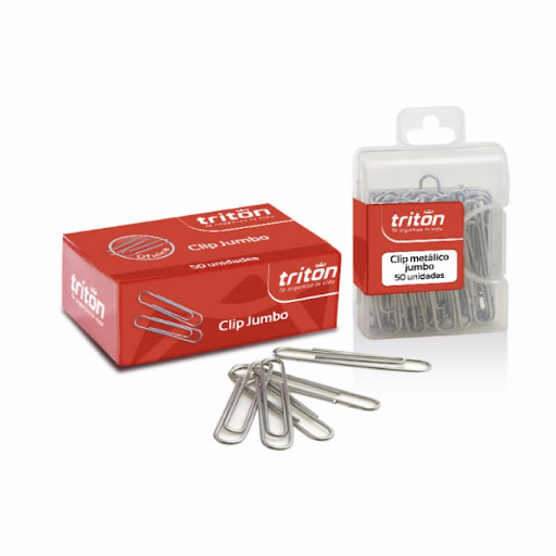 Clip Triton Metalico Jumbo Caja x 50 und