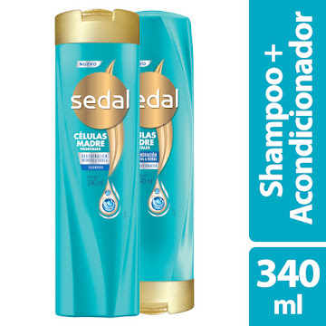 Shampoo Sedal Células Madres x 340 ml + Acondicionador Sedal x 340 ml  