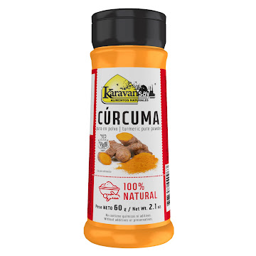 //Curcuma En polvo x 60gr Karavansay  