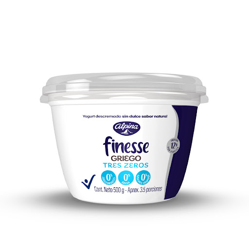 Yogurt Griego Finesse   Triple Zero x 500 gr