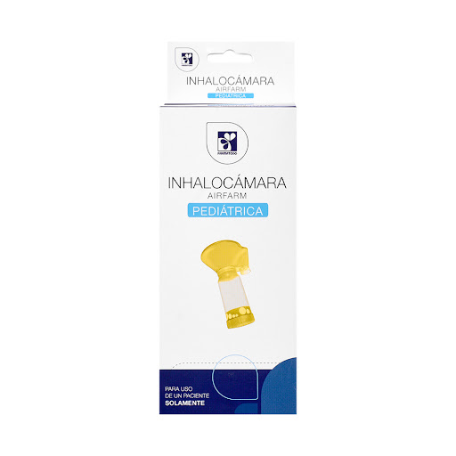 Cámara Inhaladora Farmatodo Pediátrica Amarilla x 1 und