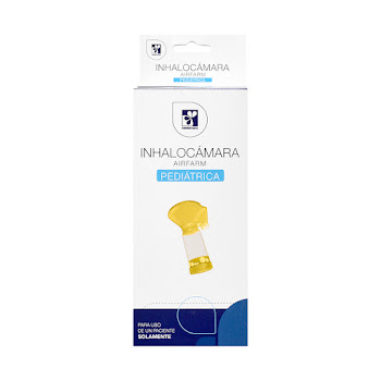 Cámara Inhaladora Farmatodo Pediátrica Amarilla x 1 und  