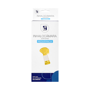 Cámara Inhaladora Farmatodo Pediátrica Amarilla x 1 und  