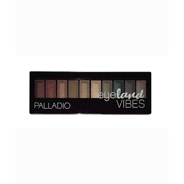 Paleta De Sombras Palladio Eyeland Vibes Paradise 10 Tonos x 1 und  